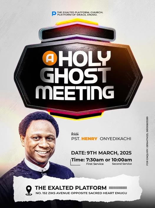 A Holy Ghost Meeting