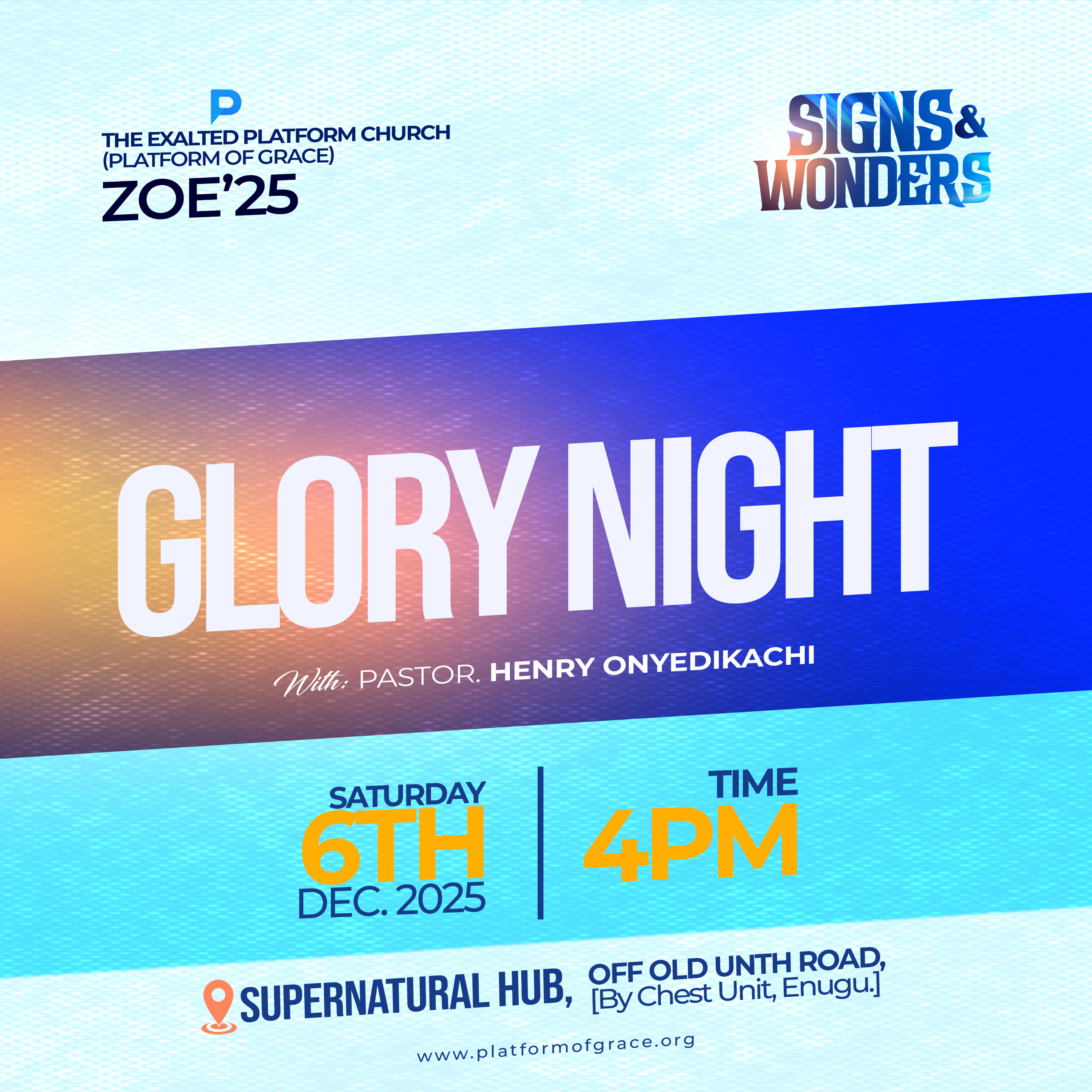 ZOE 2025 - Signs and Wonders (e) (Glory Night)