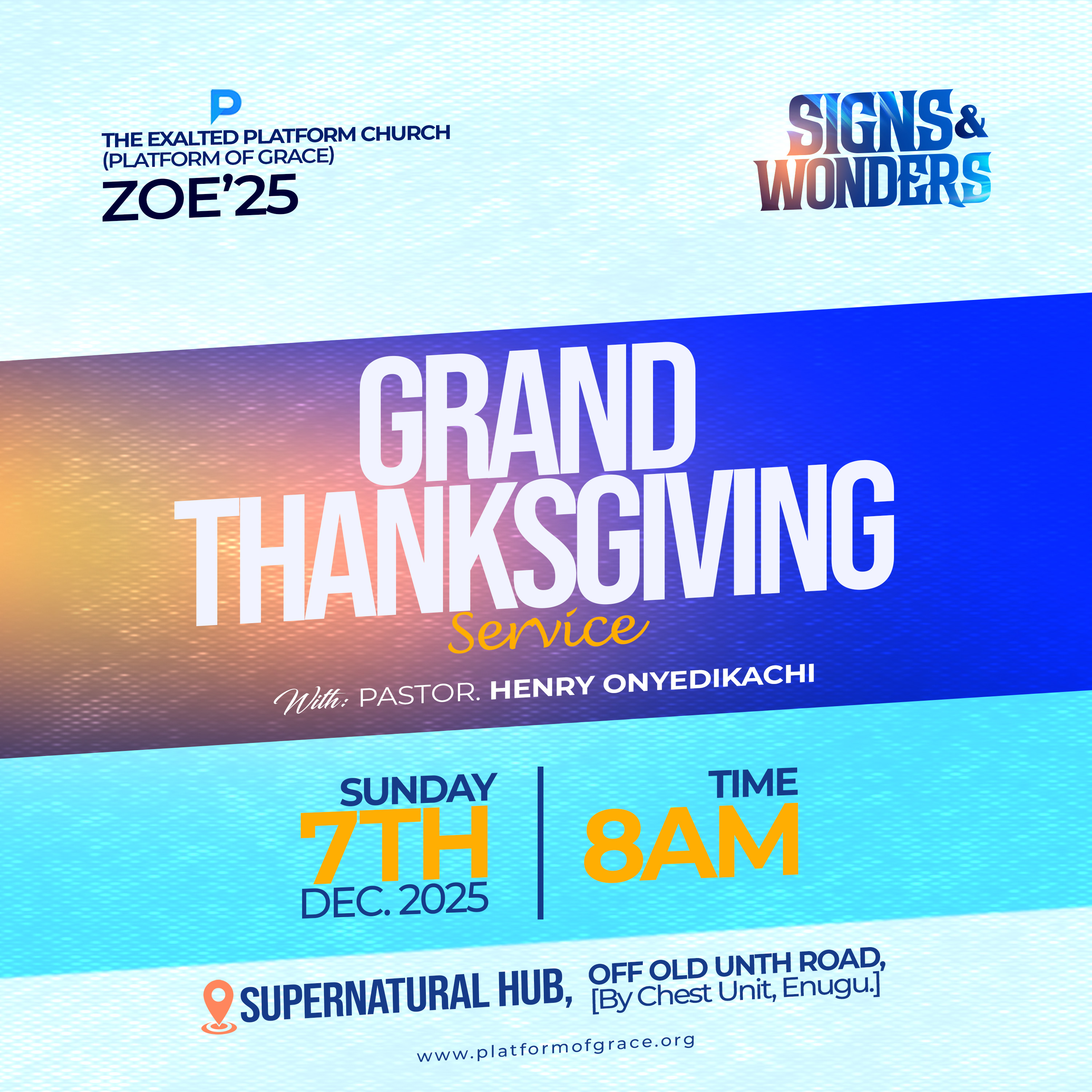 ZOE 2025 - Signs and Wonders (f) (Grand Thanksgiving)